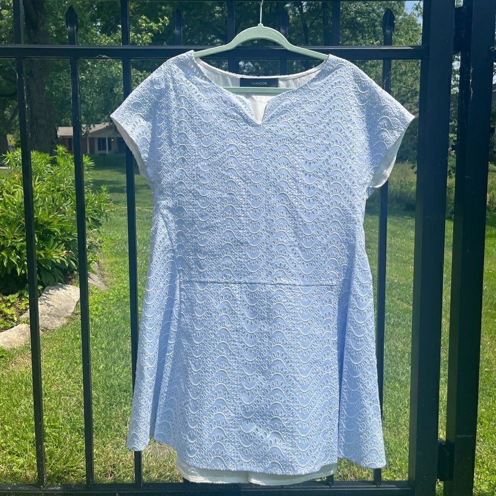 Thakoon Cotton Eyelet Mini Dress